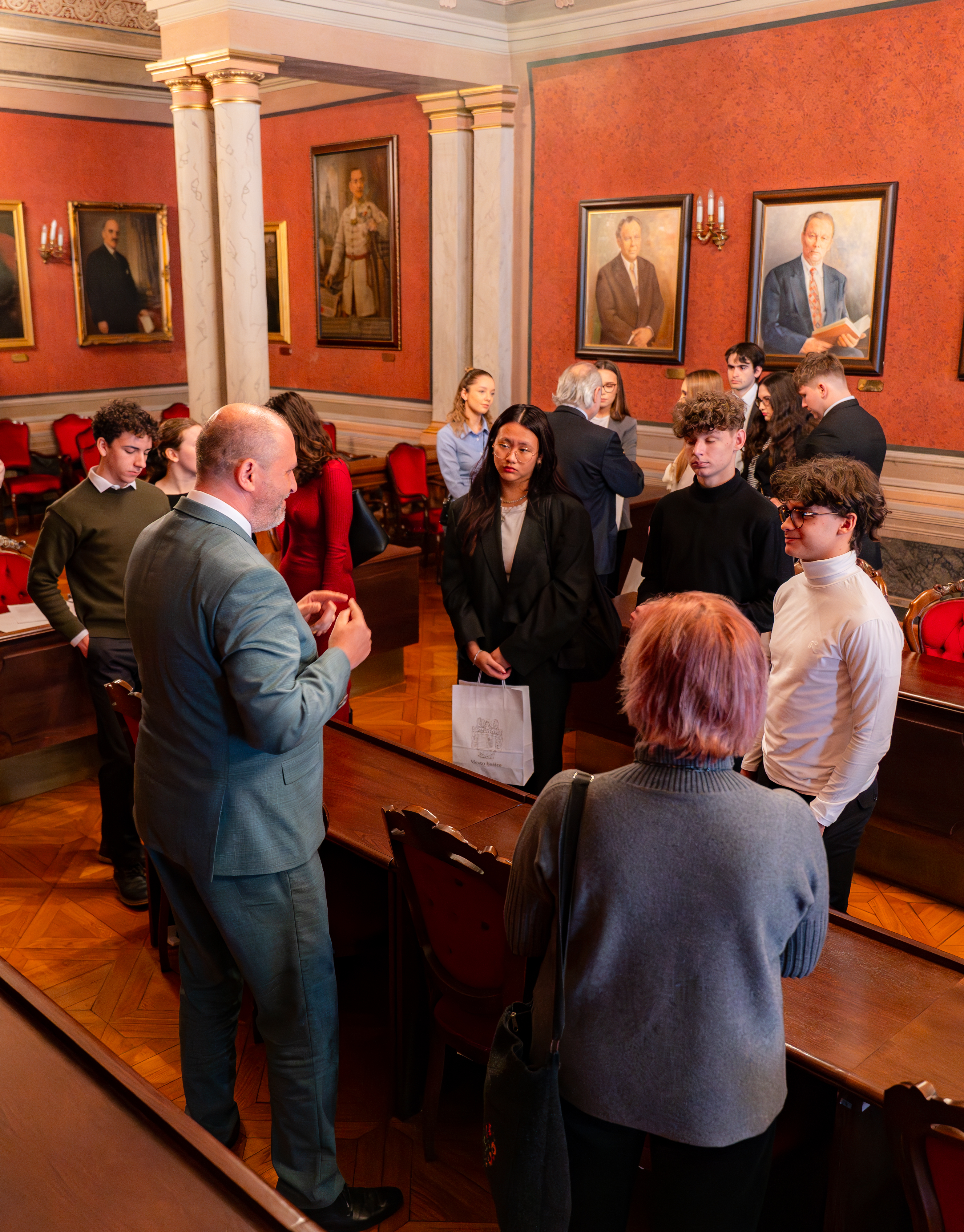 Prijatie studentov v Historickej radnici-12